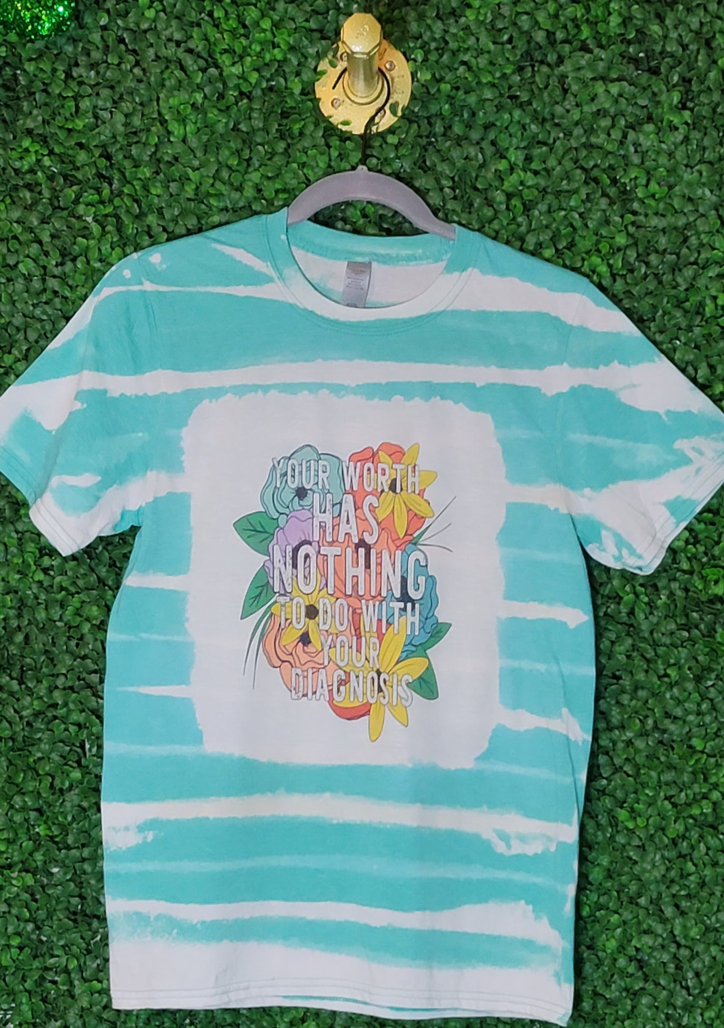 Short Sleeve Tee "Your Worth Has Nothing To Do With Your Diagnosis."