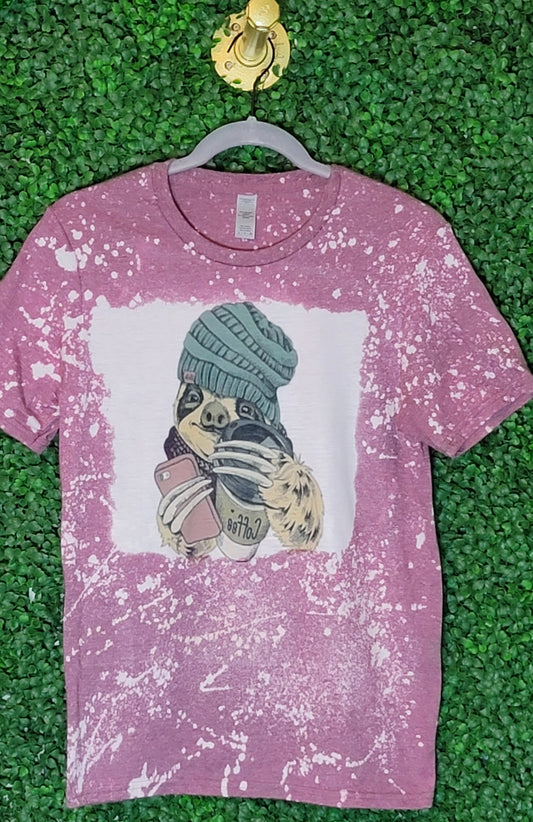 Short Sleeve Tee "Coffee Sloth"